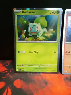 Pokemon Charmander squirtle bulbasaur 151 svp046 047 048 cosmo holo 1 SWIRL each - Image 2
