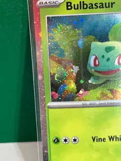Swirl 🌀 Bulbasaur 046 Cosmos Holo Rare Pokemon TCG Black Star Promo - Image 2