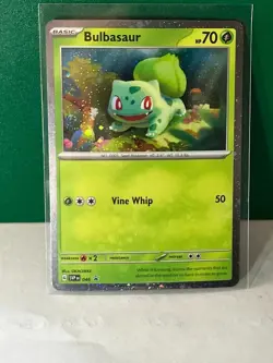 Swirl 🌀 Bulbasaur 046 Cosmos Holo Rare Pokemon TCG Black Star Promo - Image 3
