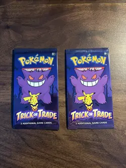 2 Factory Sealed Pokemon Booster Packs Trick Or Trade 2022 - Image 1