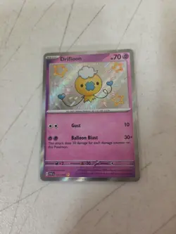 Pokemon - Drifloon - 155/091 - Shiny Rare Holo - SV: Paldean Fates NM/M - Image 1