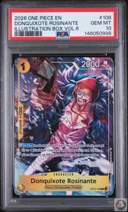 Donquixote Rosinante 108 Illustration Box Vol.6 One Piece PSA 10 - Image 1