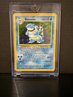 Wizards of the Coast Pokemon TCG Base Set Blastoise 2/130 Holo Rare 1999 EN - Image 1