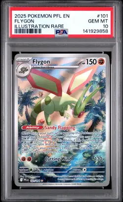 Pokemon - Flygon 101/094 - Phantasmal Flames - Illustration Rare - PSA 10 - Image 3
