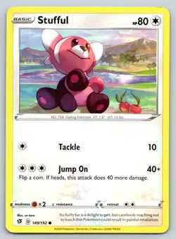 STUFFUL 149/192 C REBEL CLASH POKEMON MP SO-TARO - Image 1