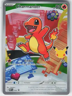 Charmander 038 Holo Promo ME: Mega Evolution Promo Pokemon Holo NM - Image 2