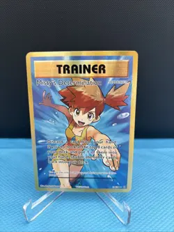 Pokemon TCG Misty's Determination Full Art Ultra Rare Card 108/108 XY Evolutions - Image 1