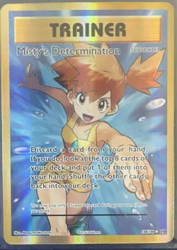 Pokemon TCG Misty's Determination Full Art Ultra Rare Card 108/108 XY Evolutions - Image 1