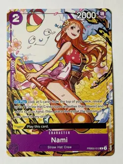 2026 One Piece Nami (Welcome Pack Vol. 1) PRB02-012 - Promo Card English - Image 1