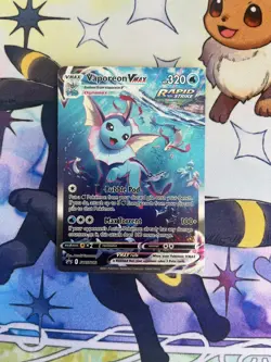 Vaporeon VMAX SWSH182 Promo SWSH Black Star Pokemon Pokemon Card - Image 1