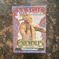Wizards of the Coast Magic Exodus Widowmaker 60-Card Precon Expert Deck 1998 - Image 1