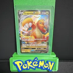 Pokemon Dragonite V Promo Holo SWSH154 Sword & Shield Basic 230 HP Card - Image 1