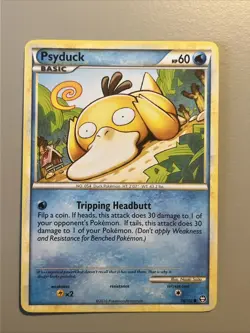 Pokmon Psyduck Triumphant 74/102 Regular Common Card LP - Image 1