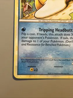 Pokmon Psyduck Triumphant 74/102 Regular Common Card LP - Image 5