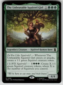 The Unbeatable Squirrel Girl Rare Marvel Super Heroes 193 MTG Near Mint 2026 - Image 1