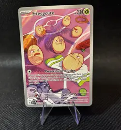 Pokemon TCG Exeggcute 192/191 SV08 Surging Sparks Illustration Rare Holo English - Image 1