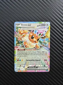 Eevee EX Pokemon Prismatic Evolutions 075/131 Double Rare Holo NM - Image 1