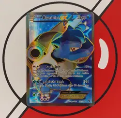 BLASTOISE EX 142/146 Full Art Ultra Rare XY Base Set Pokemon Card LP/MP - Image 1