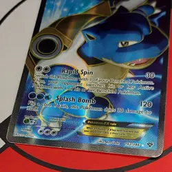 BLASTOISE EX 142/146 Full Art Ultra Rare XY Base Set Pokemon Card LP/MP - Image 2