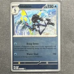 Pokemon TCG - Inteleon Evolution Line | Sobble Drizzile Inteleon Inteleon V - Image 5