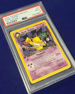 PSA 9 1st Edition Dark Hypno #26 1st Ed. Team Rocket 2000 Pokemon MINT - Image 2