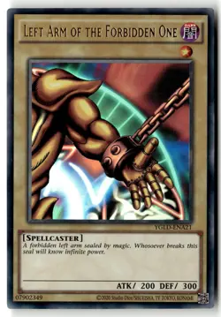 Left Arm of the Forbidden One YGLD-ENA21 Yu-Gi-Oh Unlimited DMG - Image 1