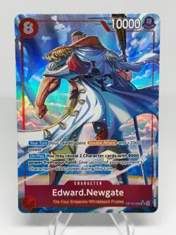 EDWARD.NEWGATE (ALTERNATE ART) OP16-003 THE TIME OF BATTLE ONE PIECE M/NM - Image 1