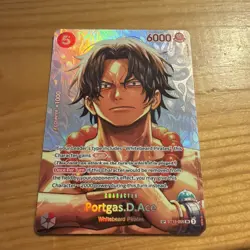 ONE PIECE TCG Portgas D Ace SP ST15-005 SR The Time of Battle OP16 English - Image 1