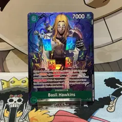 Bandai Basil Hawkins OP07-029 SR Alt Art Foil 500 Years Future EN 7000/6 - Image 1