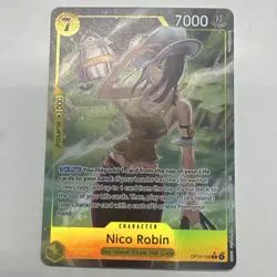 One Piece CCG Bandai Nico Robin OP15-109 Alt Art Foil Rare Eng 7000 - Image 1