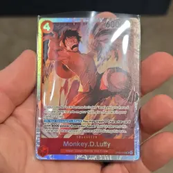 Bandai One Piece CCG Monkey D. Luffy OP06-015 SR Alt Art Foil 6000 - Image 1