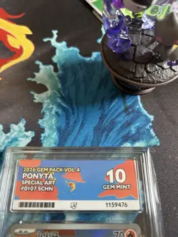 Pokemon TCG Ponyta Special Art Foil 0107/07 Chinese 2026 Gem Pack Vol.4 Ace 10 - Image 3