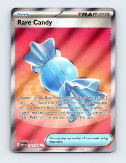 NM Rare Candy 175/132 ME01: Mega Evolution Ultra Rare Pokemon Card - Image 1