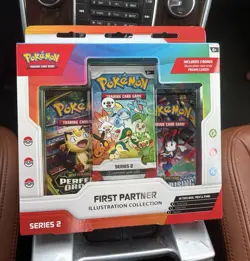 Pokemon TCG First Partner Illustration Collection Series 2 Box 9 Cards Promo - Image 1