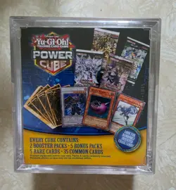 Konami Yu-Gi-Oh! Power Cube Sealed Booster Pack Lot 7 Packs 40 Cards English - Image 2