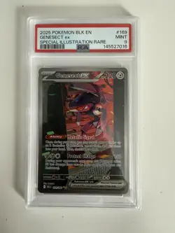 Pokemon TCG Genesect EX 169/086 Black Bolt Special Illustration Rare PSA 9 - Image 1