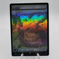 Swamp Full Art Foil 277 Mint Lord Of The Rings LTR Mtg Magic FAST SHIPPING! - Image 1