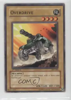 Overdrive 1st Ed. YuGiOh Pharaoh's Servant #PSV-060 2002 READ - Image 1