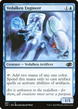 NM Vedalken Engineer, MTG, Jumpstart 2022, Magic the Gathering, 367 - Image 1