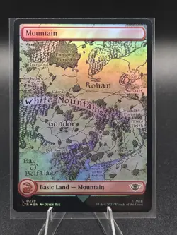 MTG: LoTR: Mountain Full Art Foil 0279 - Image 1