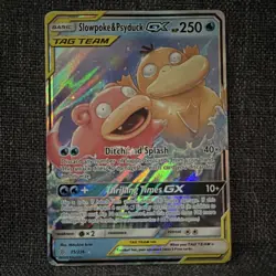 Pokemon Company Slowpoke & Psyduck GX 35/236 SM-Unified Minds Ultra Rare Holo - Image 1