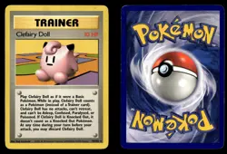 Clefairy Doll 70/102 Rare Base Set Unlimited Pokemon Card HP - Image 1