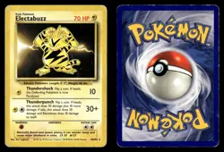 Electabuzz 20/102 Rare Base Set Unlimited Pokemon Card - 1 - Image 1