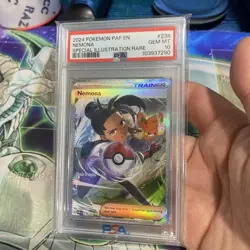 2024 Pokemon Nemona Trainer Card Special Illustration Gem Mint 10 238/091 PAF - Image 2