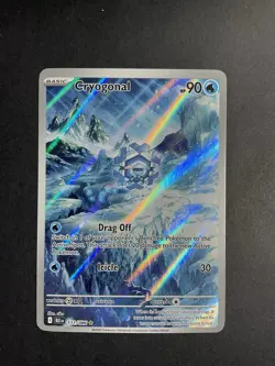 Cryogonal 111/086 Illustration Rare, Black Bolt, Full Art Holo, Pokemon TCG, NM - Image 1