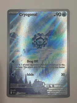 Cryogonal 111/086 Holo Illustration Rare Black Bolt Pokemon Near Mint - Image 1