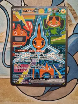 Rotom Ex Special Illustration Rare Pokemon TCG Phantasmal Flames 126/094 - Image 1