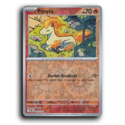 Ponyta 029/182 Common Destined Rivals Pokemon Reverse Holo NM - Image 1