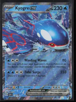 Kyogre ex 178 Holo Promo Scarlet & Violet Promo Pokemon Holo Near Mint - Image 1