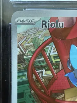 CGC 10 Riolu MEP 010 Mega Evolution Pokemon Center Exclusive ETB Promo - Image 3